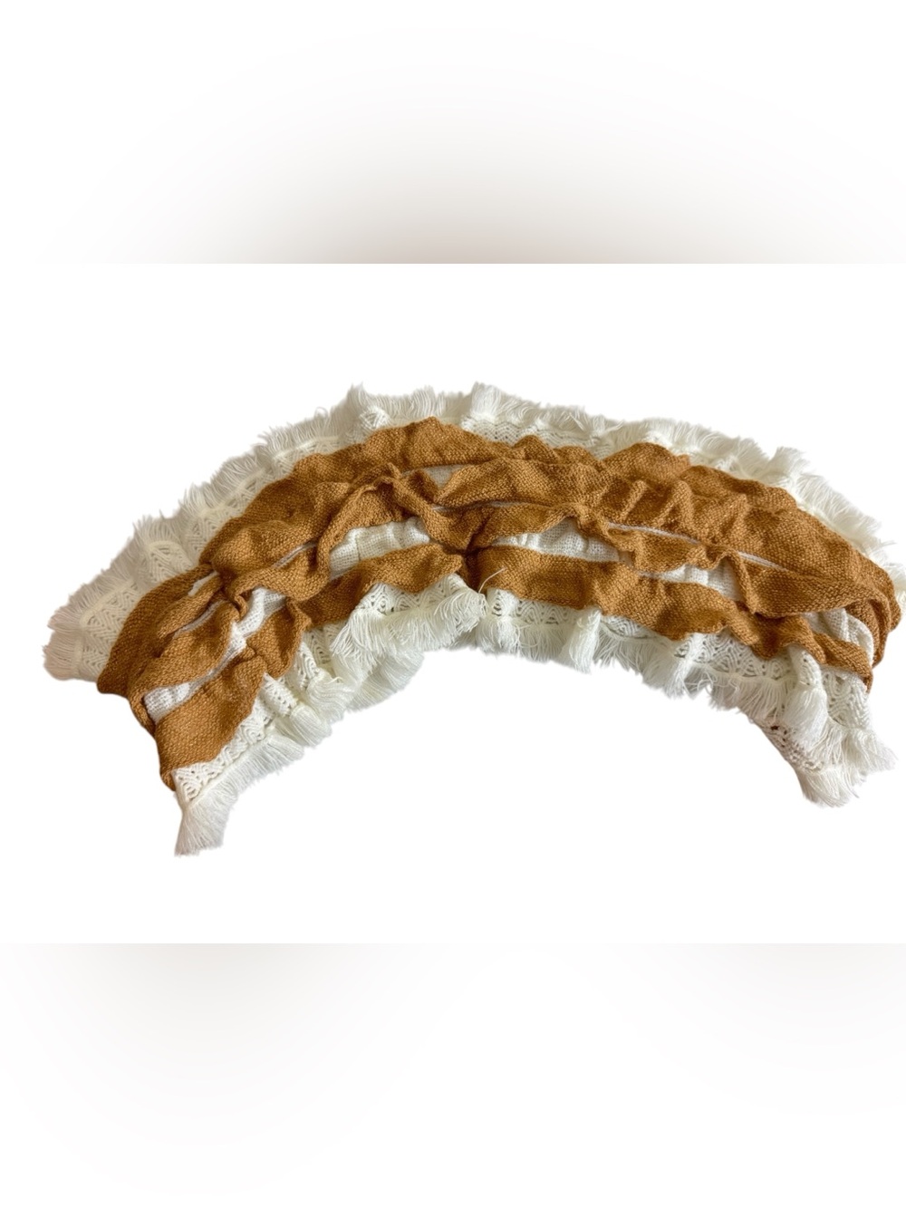 Betsey Johnson Gold Sparkle Infinity Scarf One Size